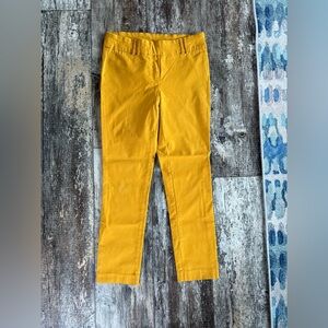 2 for $20 sale: Jules & Leopold mustard yellow pull-on straight leg pant - S